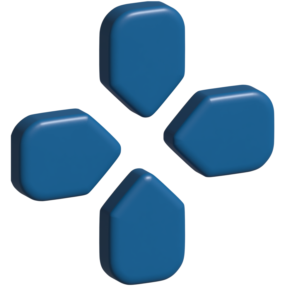 Richtungsblock 3d-Symbol png