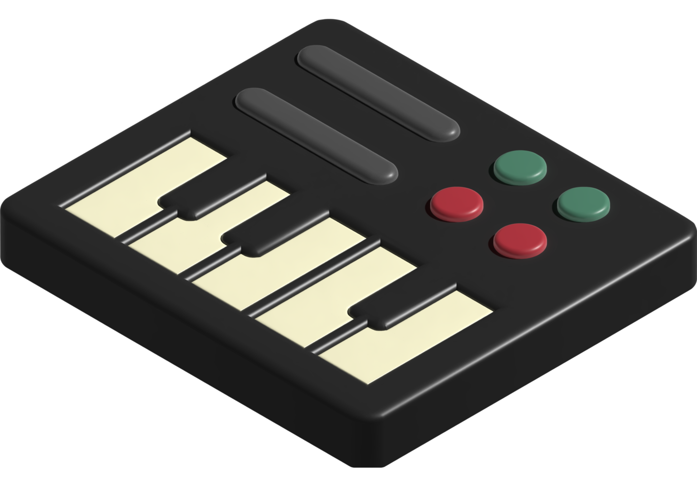 3d icon of piano png