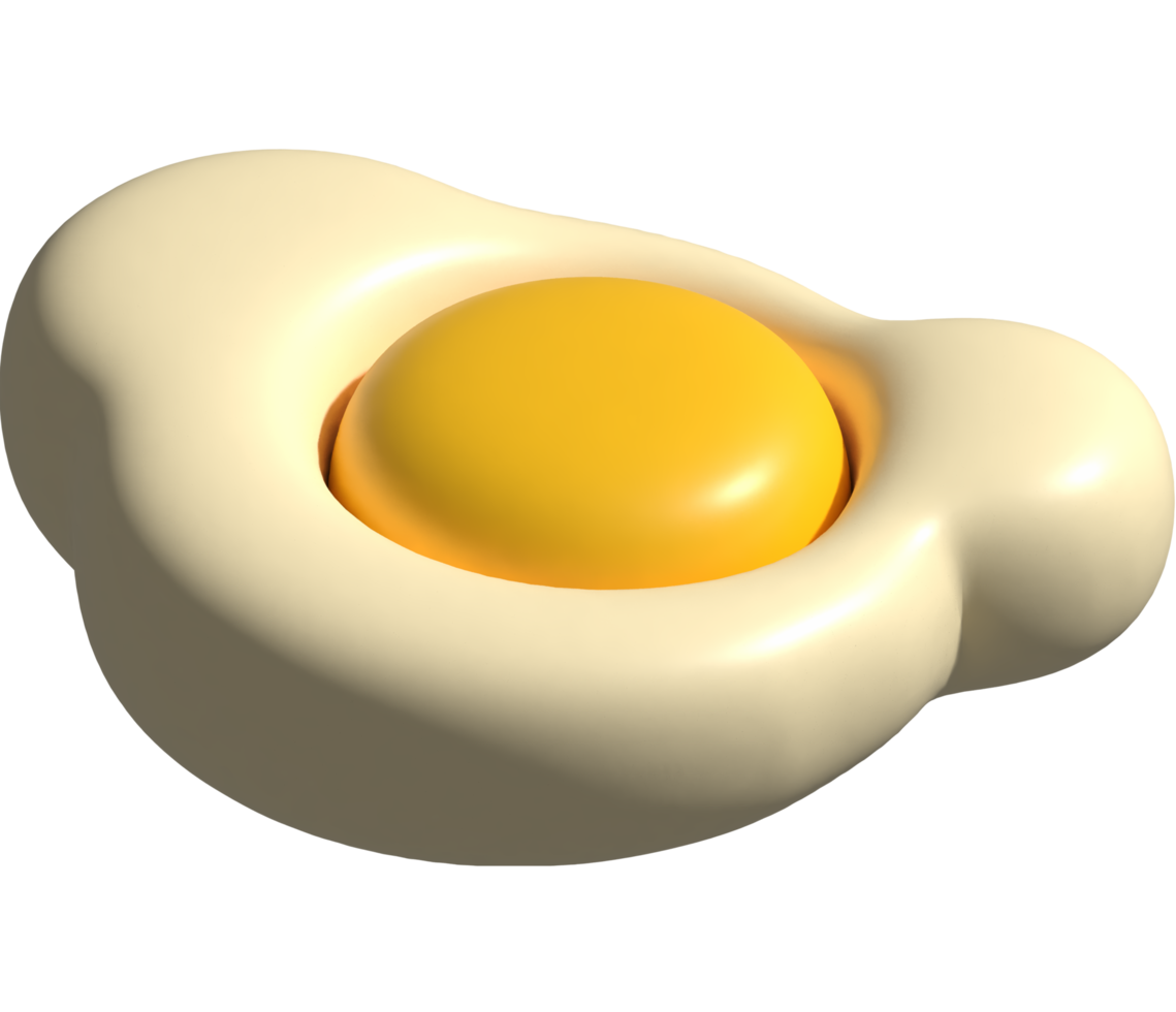 ícone 3D de ovo png