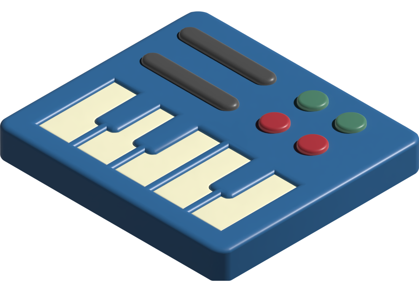 3d icon of piano png