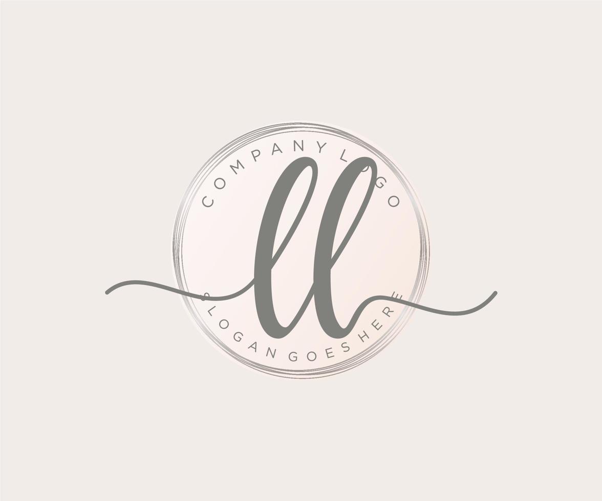 Initial YL feminine logo. Usable for Nature, Salon, Spa, Cosmetic and  Beauty Logos. Flat Vector Logo Design Template Element. 15476142 Vector Art  at Vecteezy