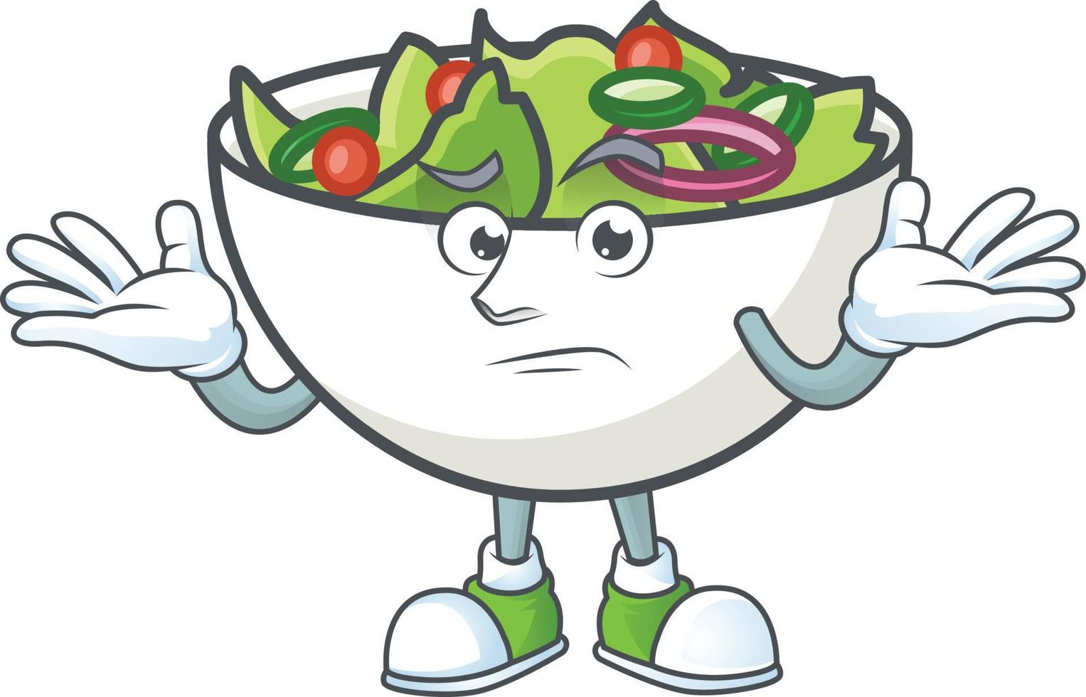 Salad In The a Bowl Vector