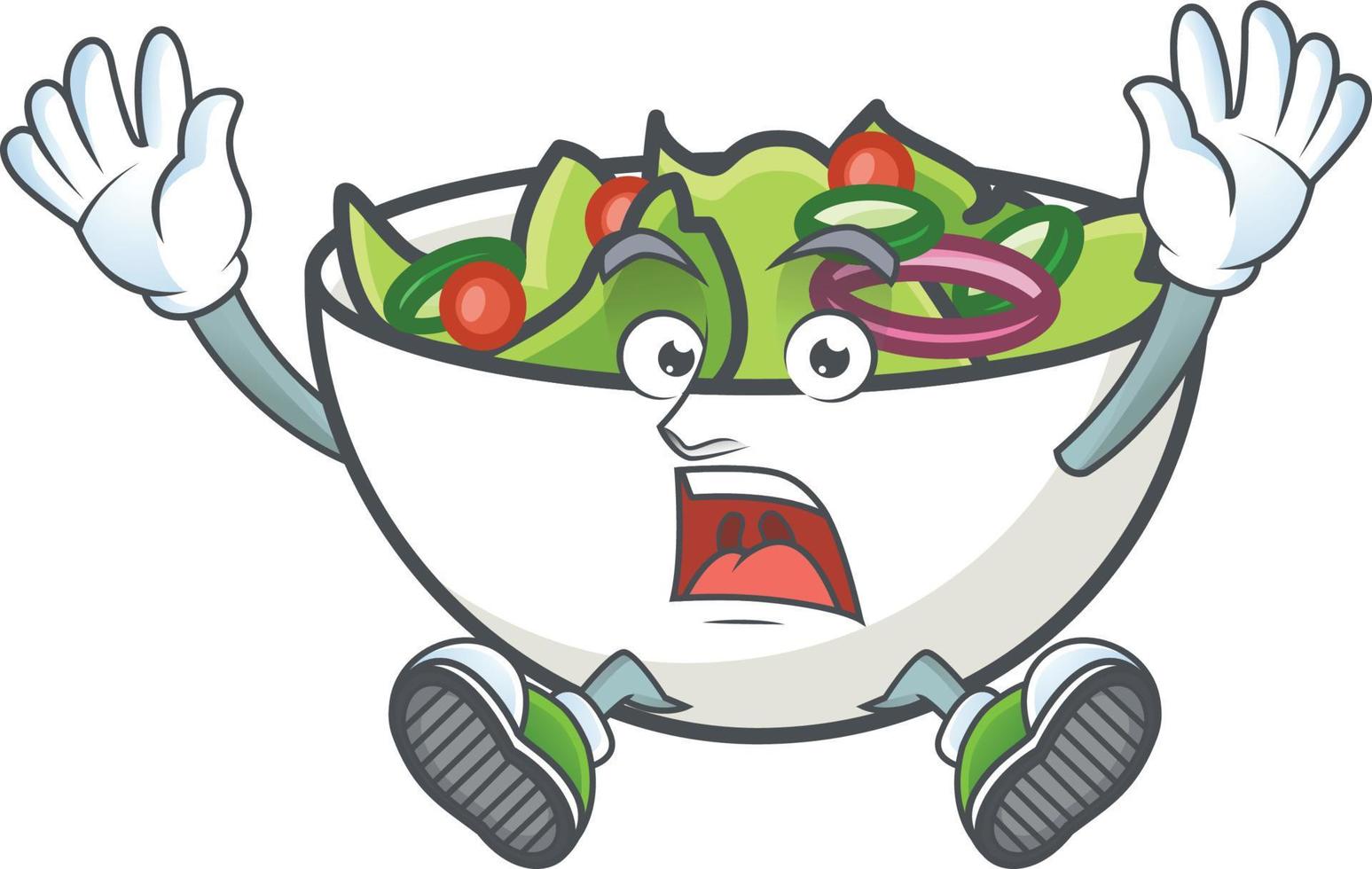 Salad In The a Bowl Vector