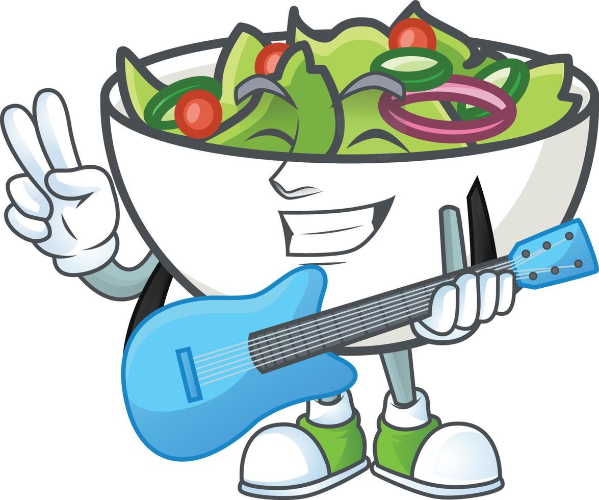 Salad In The a Bowl Vector