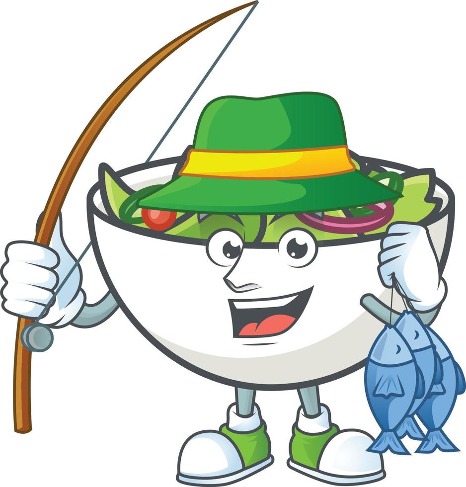 Salad In The a Bowl Vector
