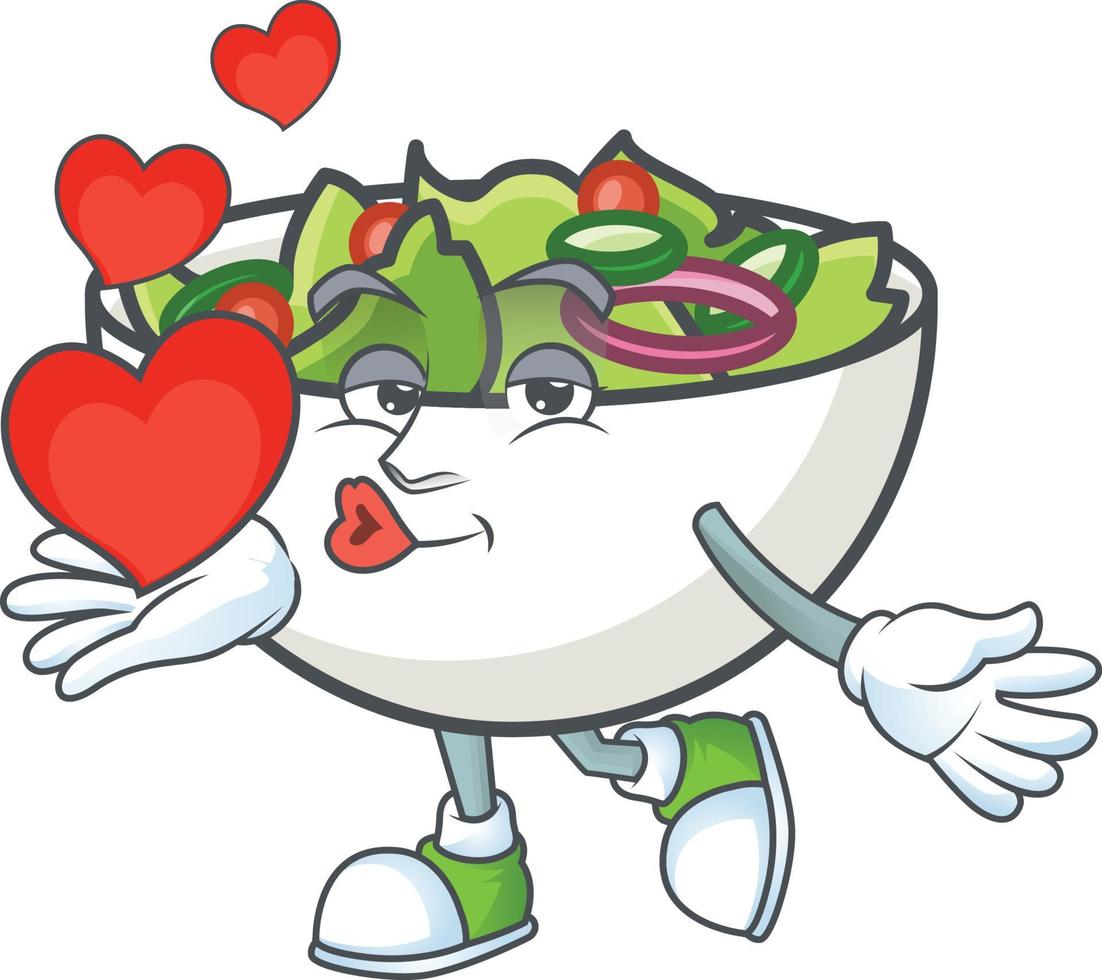 Salad In The a Bowl Vector
