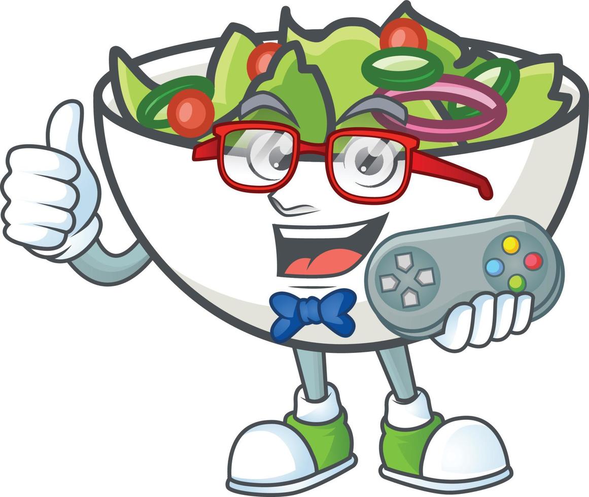 Salad In The a Bowl Vector