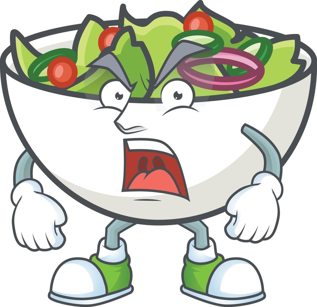 Salad In The a Bowl Vector