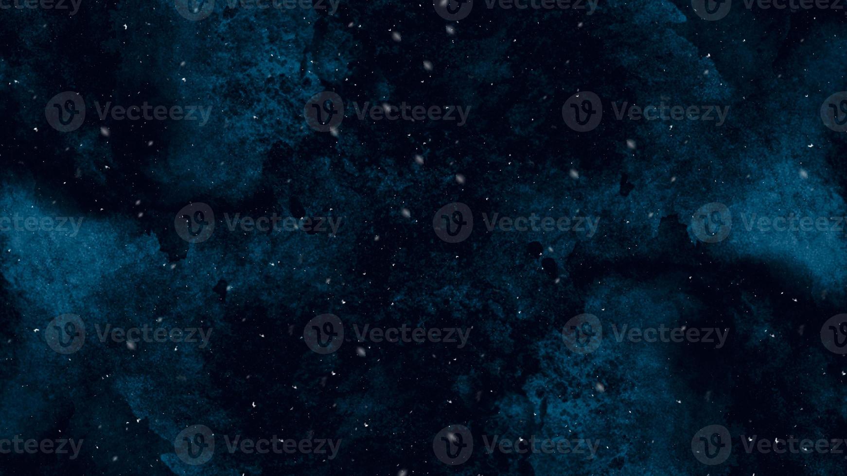 Artistic hand painted multi layered dark blue background. dark blue nebula sparkle purple star universe in outer space horizontal galaxy on space. navy blue watercolor and paper texture. wash aqua photo