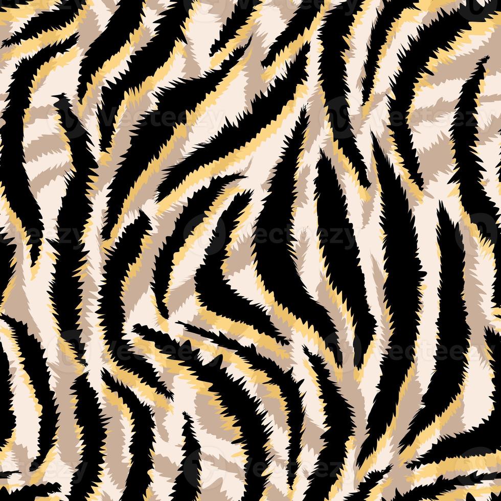 Seamless zebra texture, hand draw zebra or tiger skin. photo
