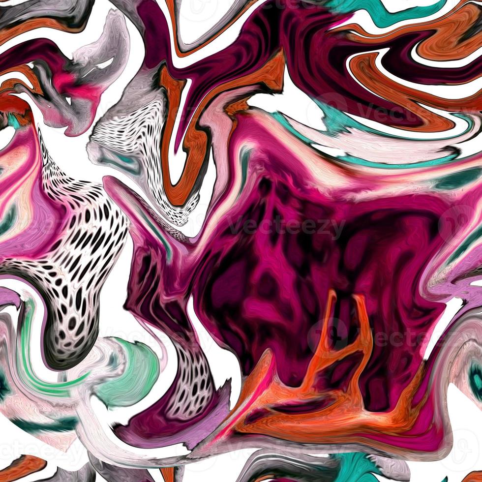 Seamless colorful abstract pattern, motion blur effect, wallpaper, textile print. photo