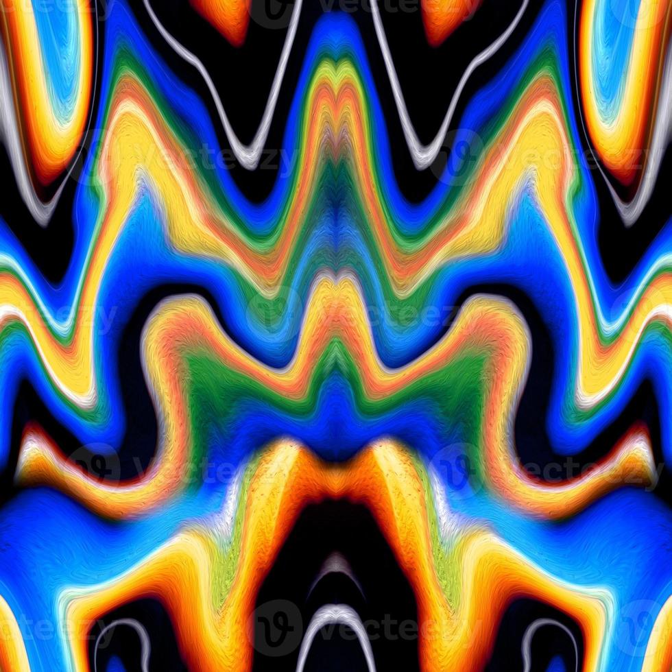 Seamless colorful abstract pattern, motion blur effect, wallpaper, textile print. photo