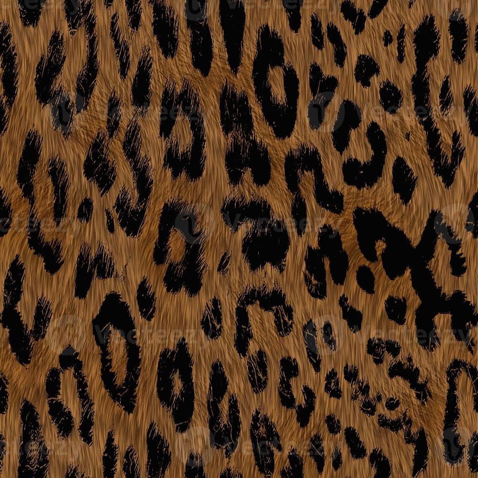 patrón de leopardo sin fisuras, piel de leopardo, huella animal. foto