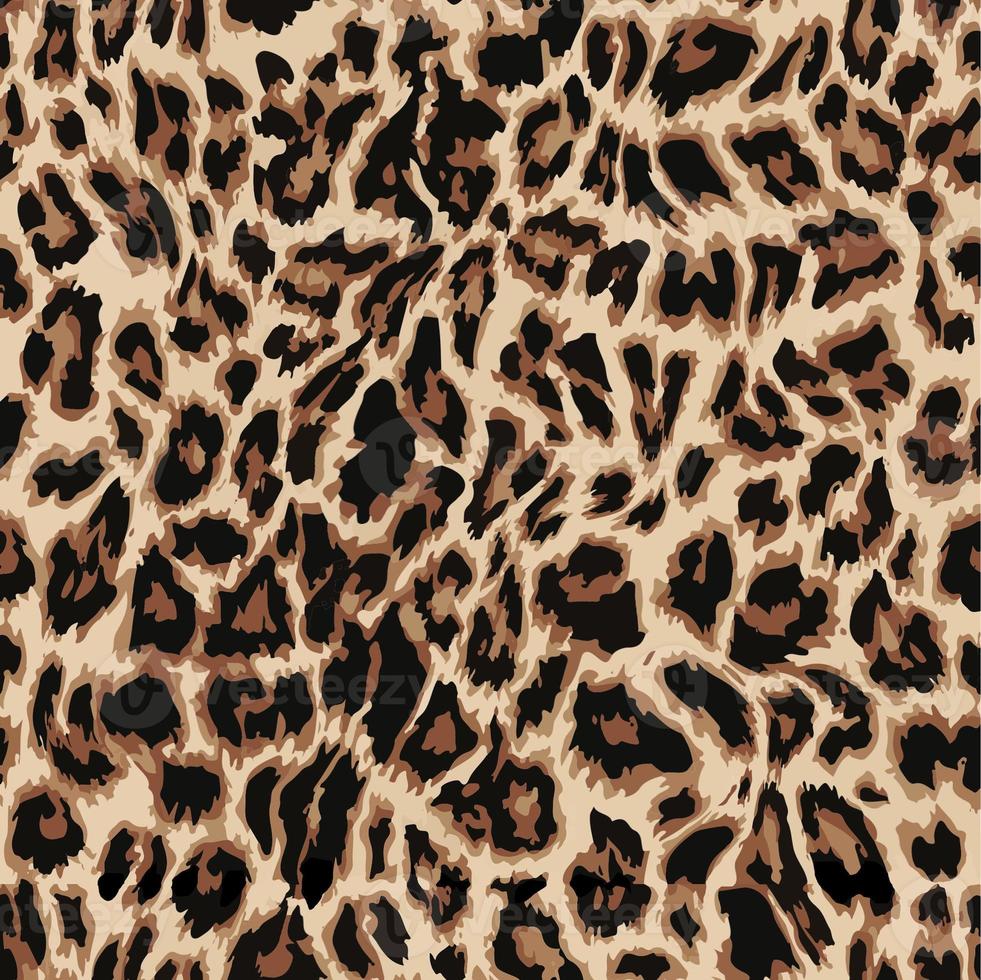 Seamless leopard pattern, leopard skin, animal print. photo