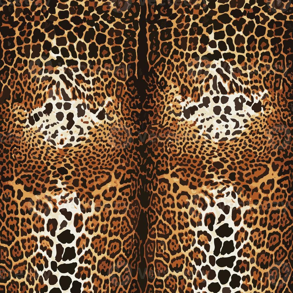Seamless leopard pattern, leopard skin, animal print. photo