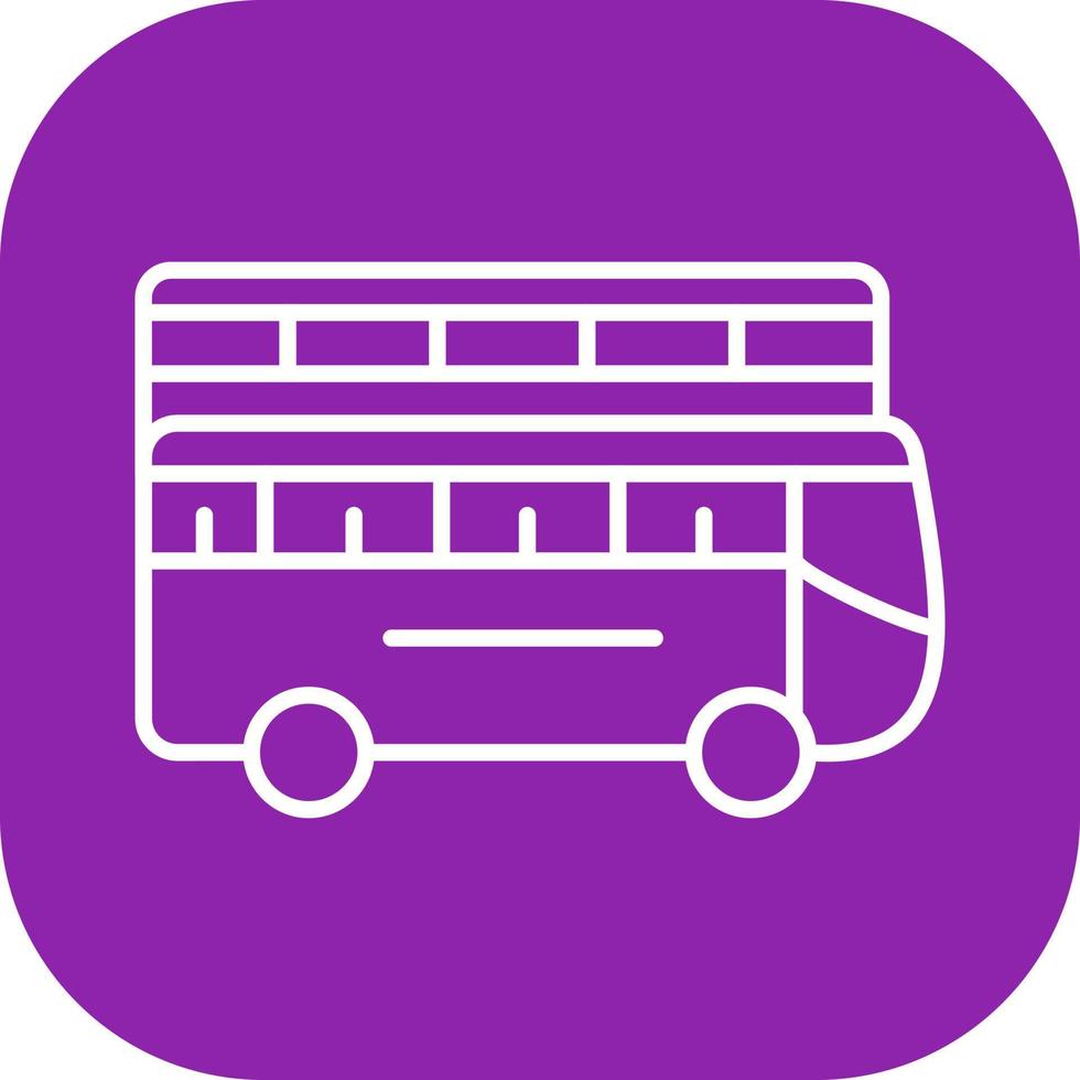 Double Bus Vector Icon