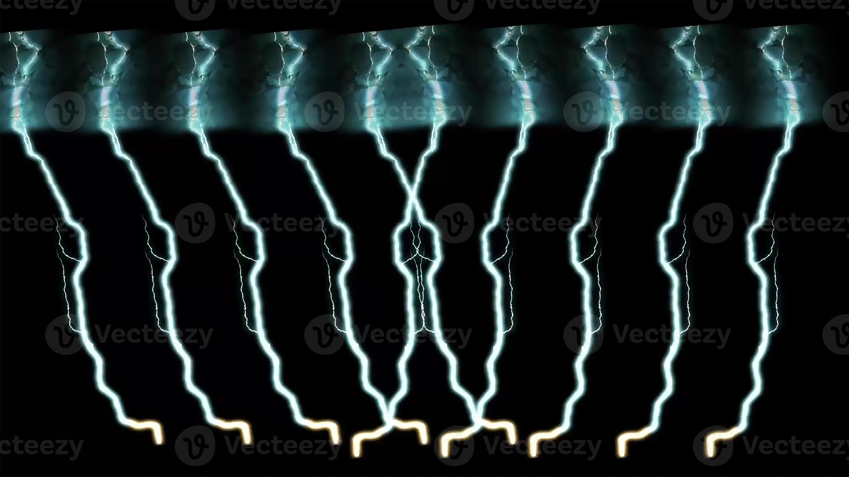 Dramatic Lightning Strike Electric Background photo