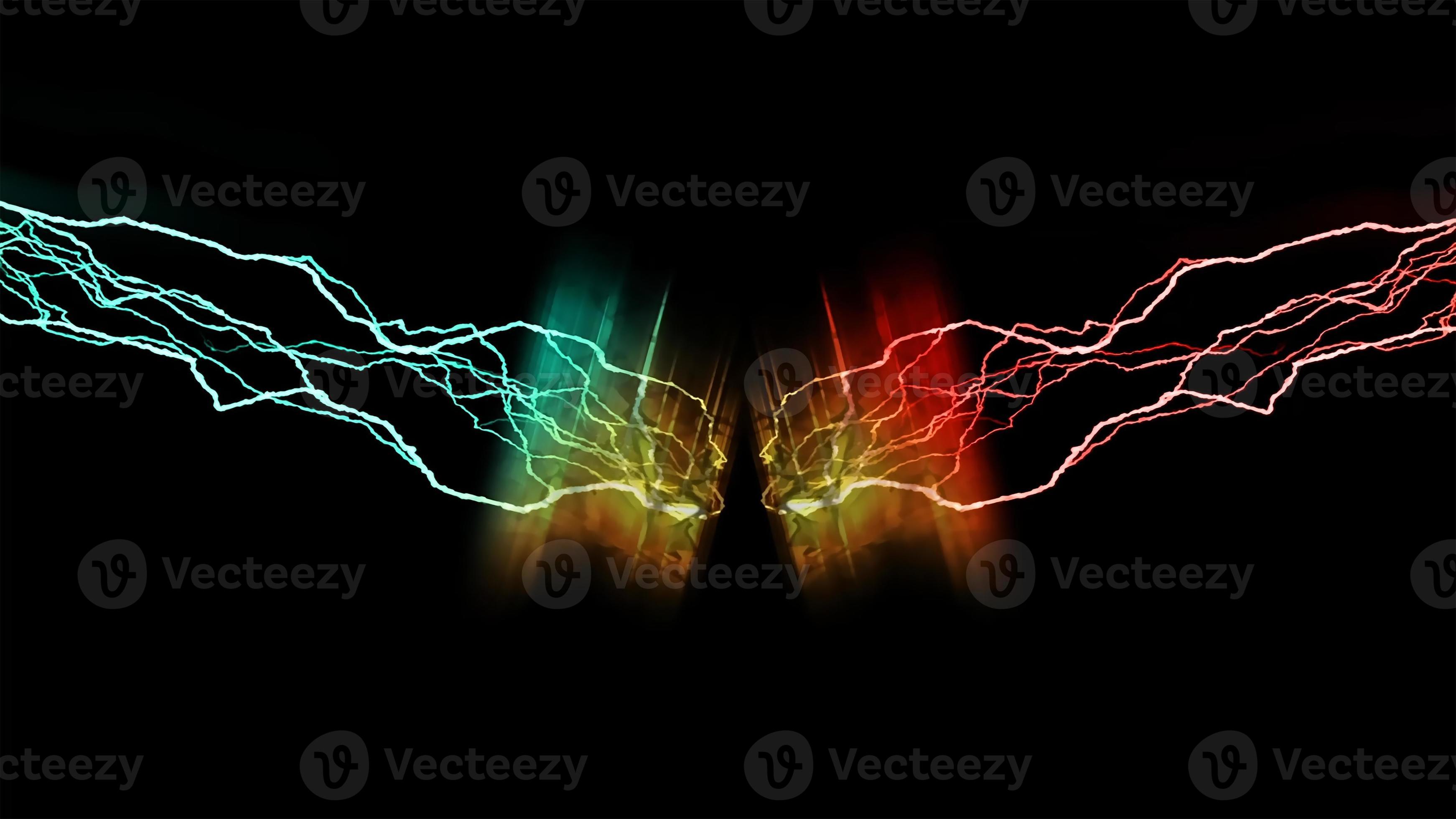 Dramatic Lightning Strike Electric Background 18829524 Stock Photo at
