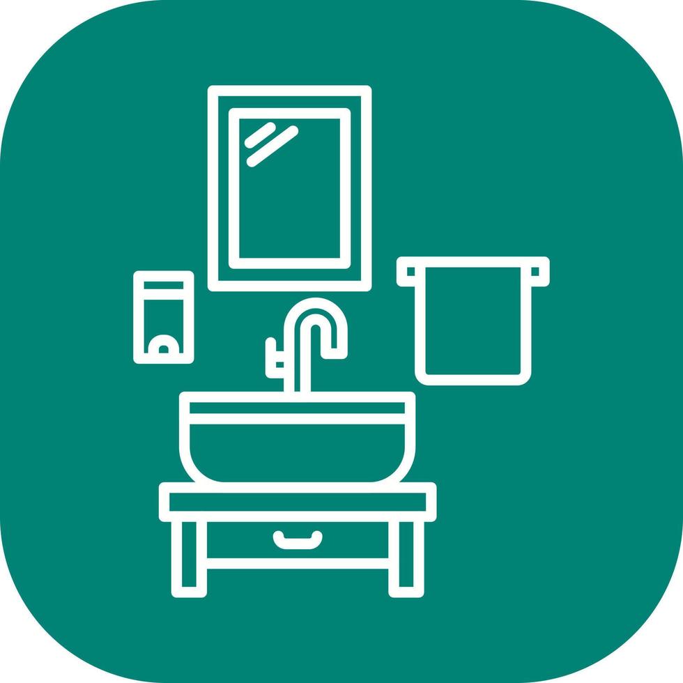 Washbasin Vector Icon