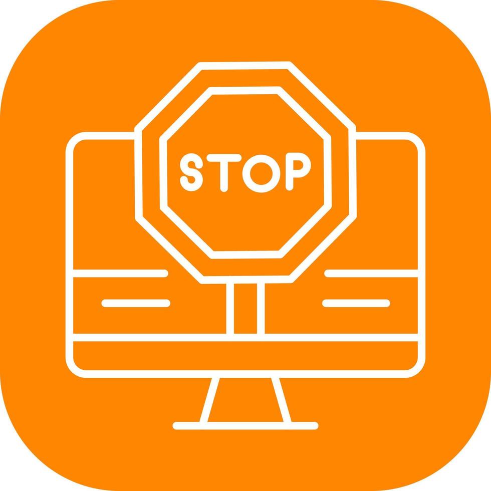 Stop Vector Icon