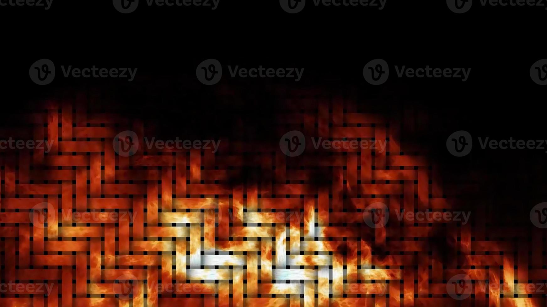Abstract Fire Background Digital Rendering photo