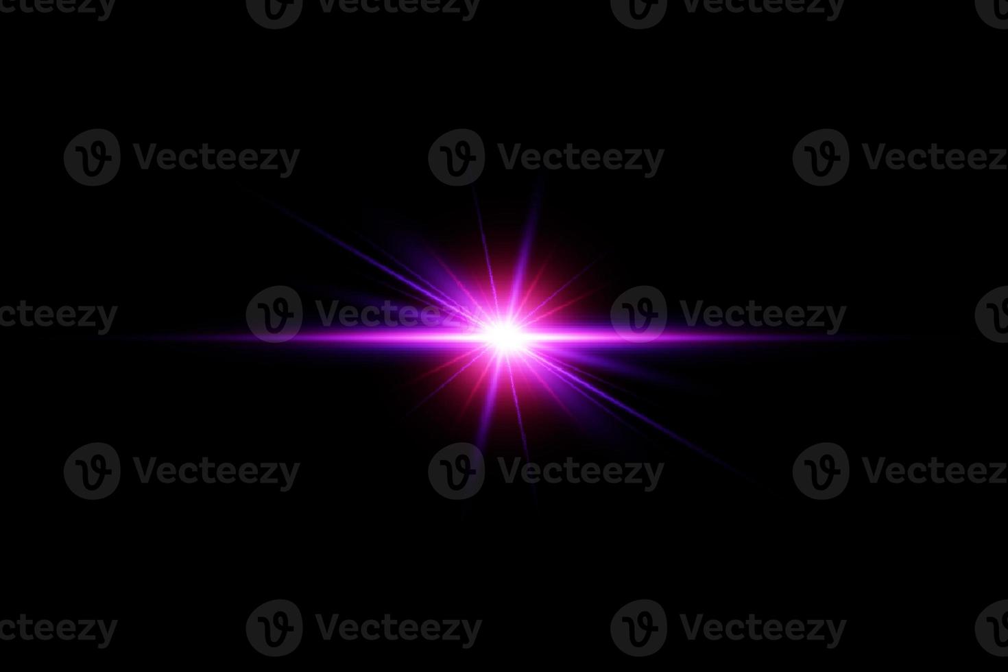 Colorful lens flare light photo