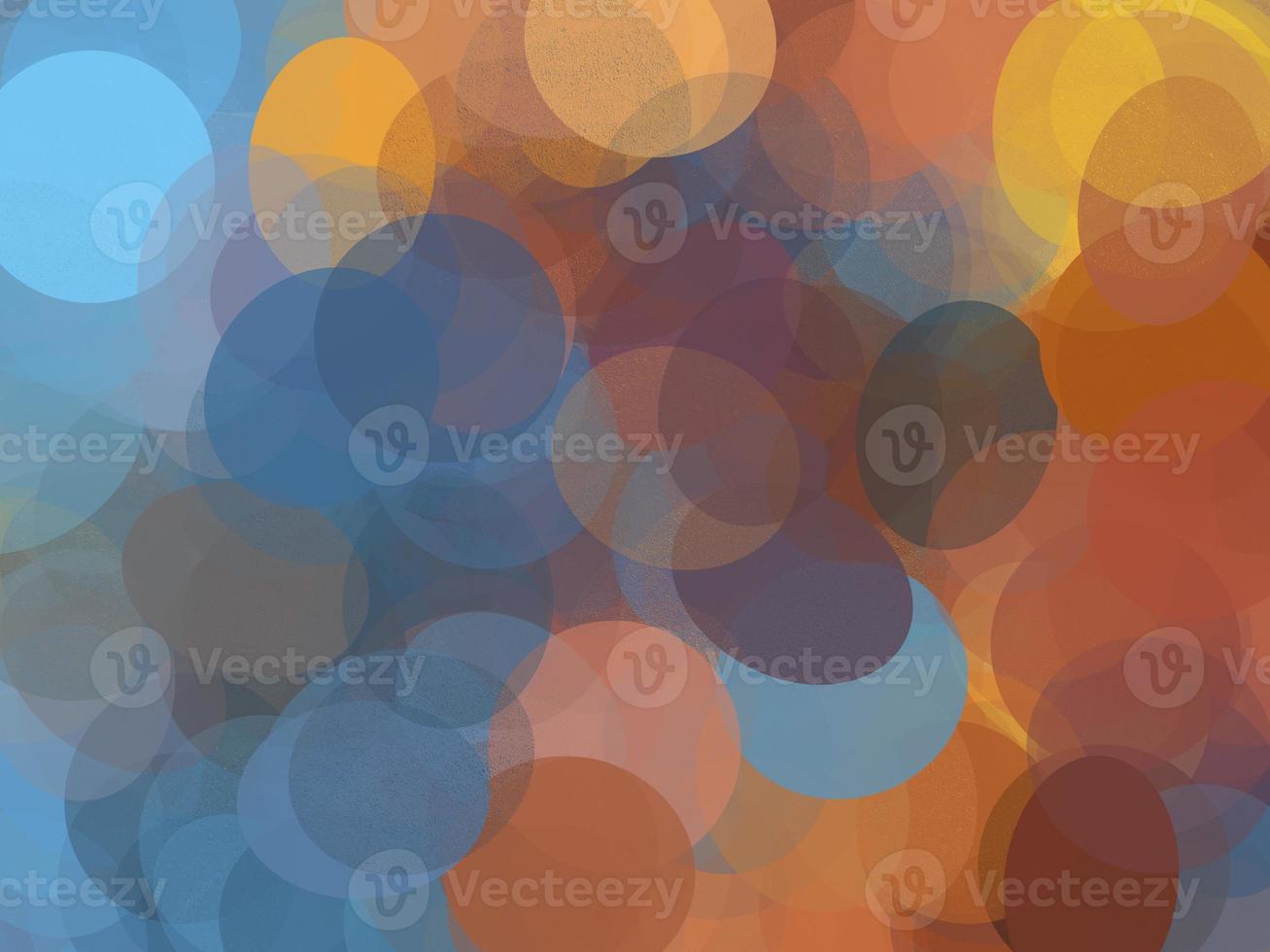 abstract background geometry circle colorful blue yellow photo