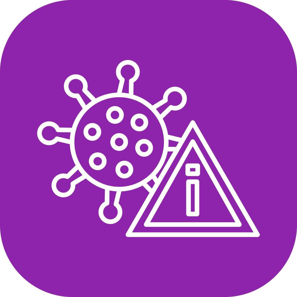 icono de vector de coronavirus
