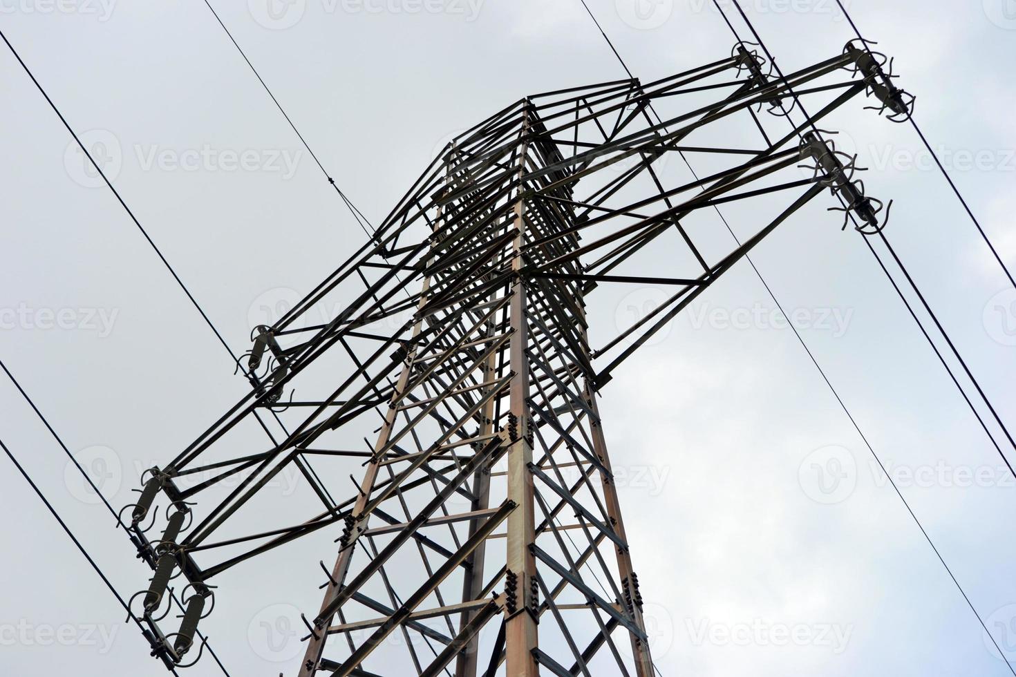 Electricity Pylon - View From Below photo
