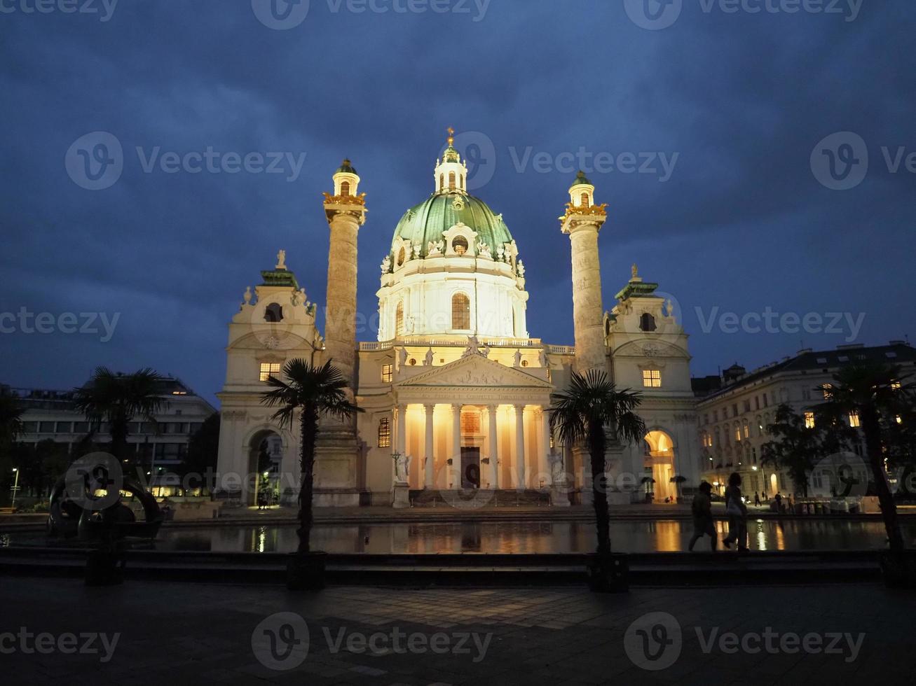 Karlskirche church in Vienna photo