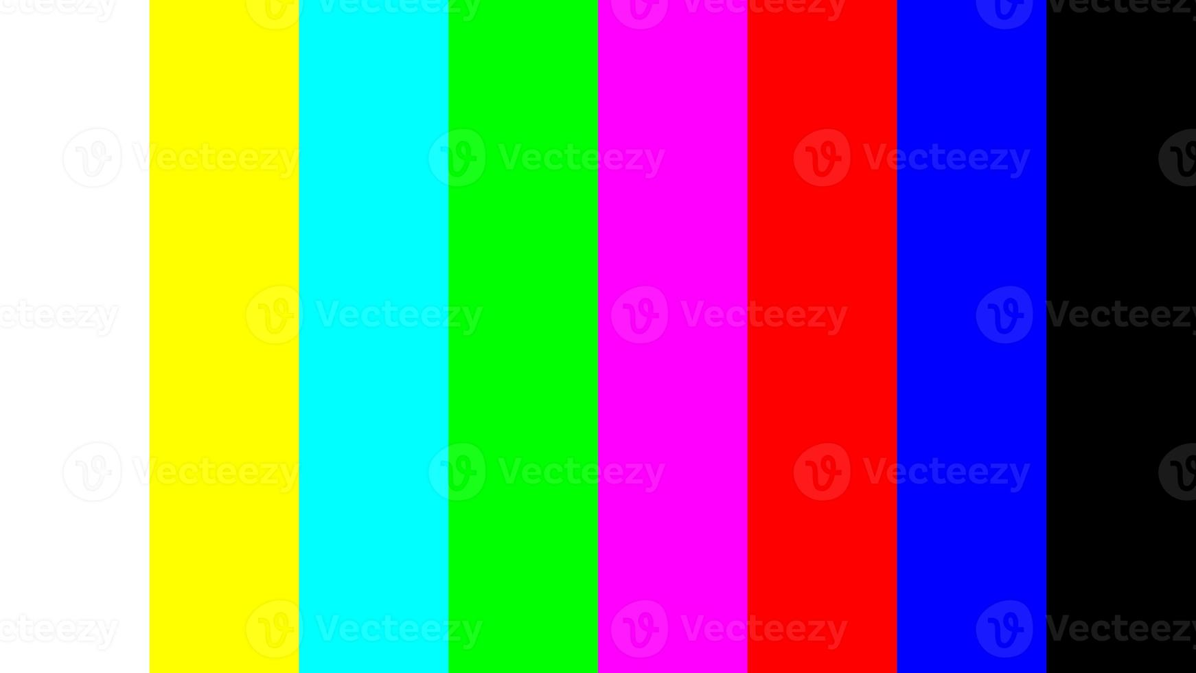 color bars television test pattern photo