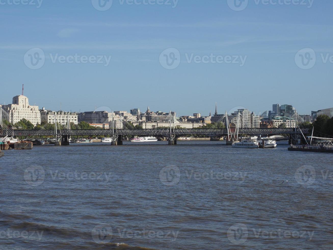 River Thames in London photo