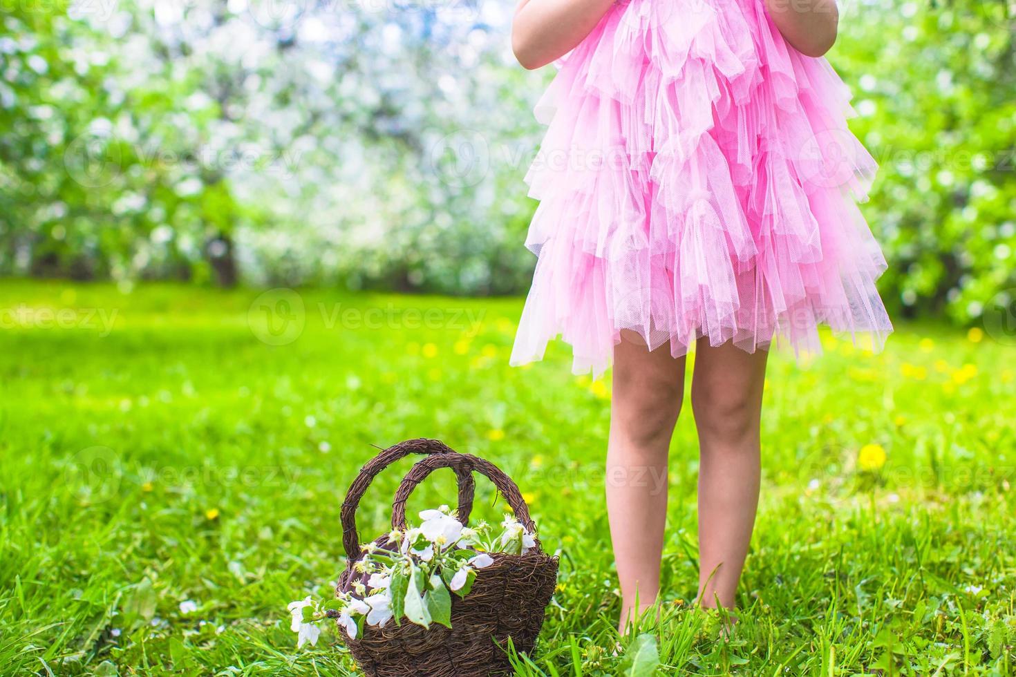 Adorable Little Girl In Blossoming Apple Tree Garden 18831209 Stock adorable-little-girl-in-blossoming-apple-tree-garden-18831209-stock