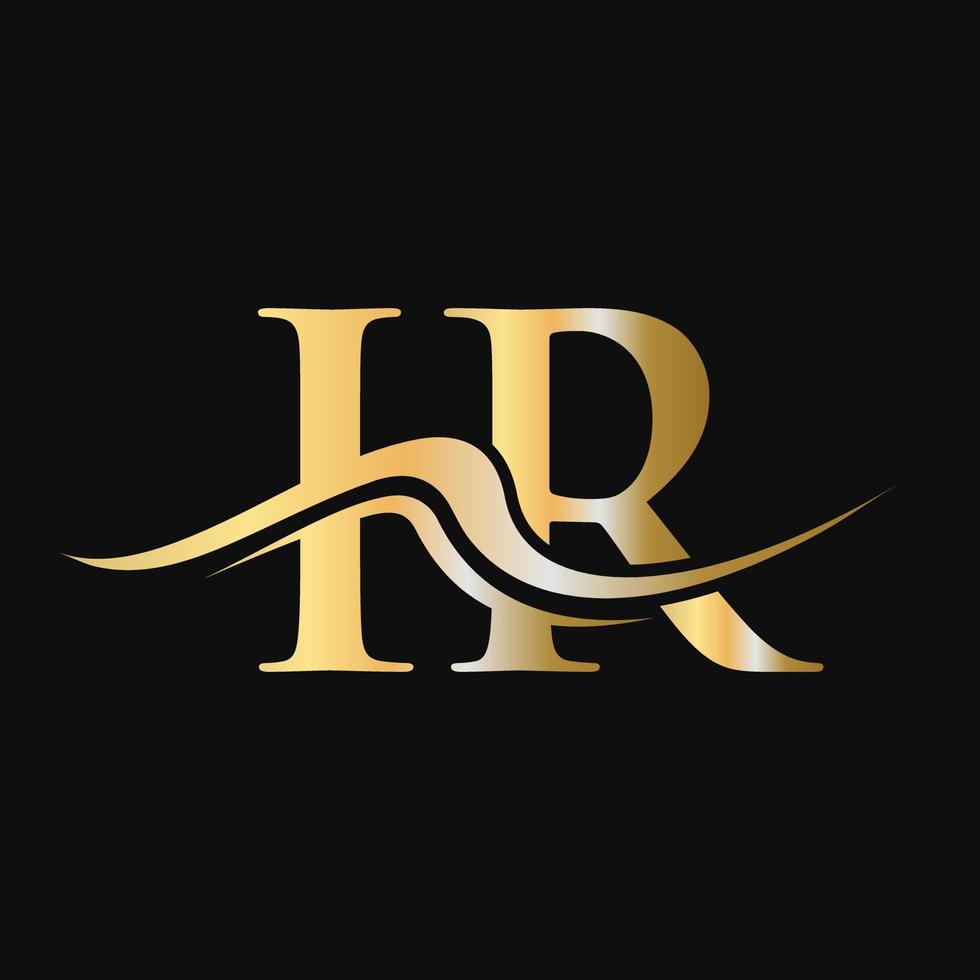 Letter IR Logo Design Monogram Business And Company Logotype vector