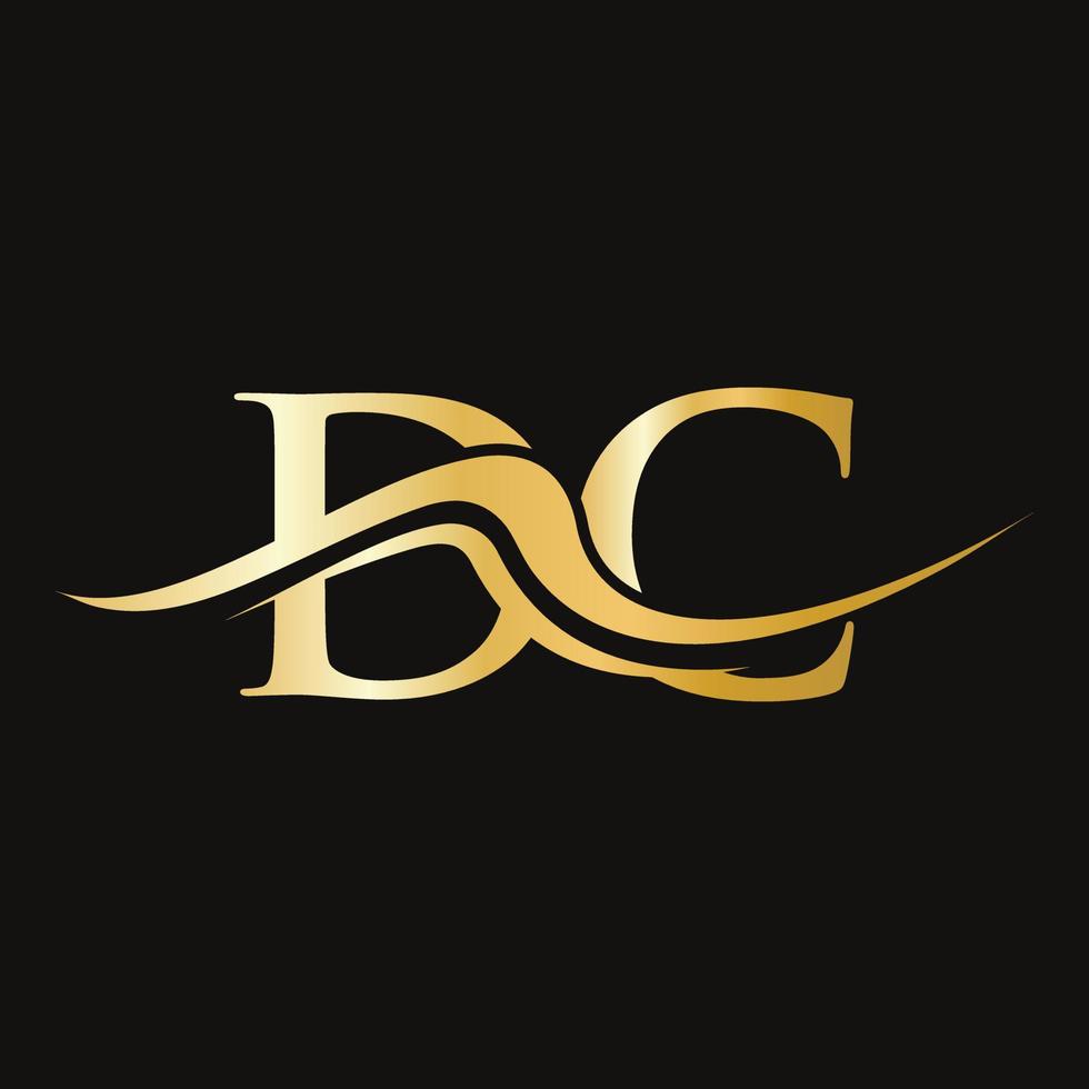Letter DC Logo Design Monogram Business And Company Logotype vector