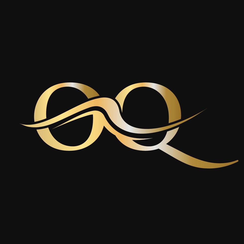 letra oq diseño de logotipo monograma negocio y logotipo de empresa vector