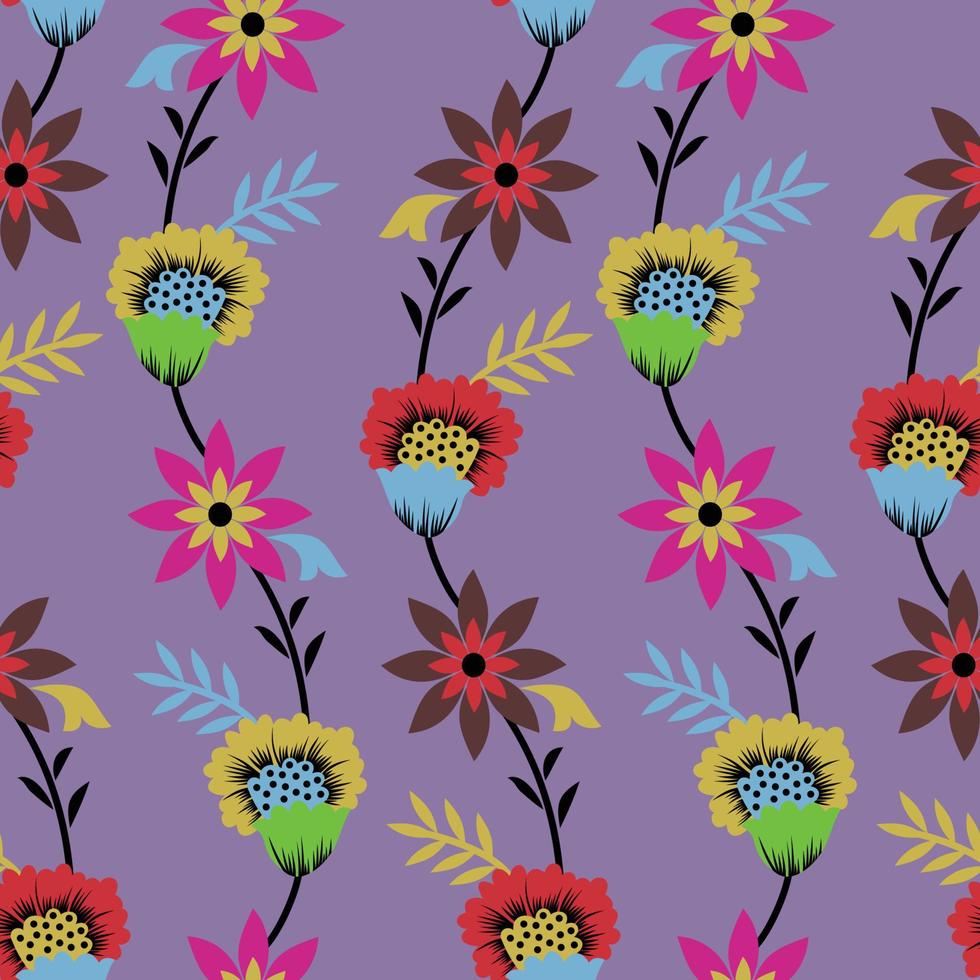 Seamless background. Vector texture. Damask style. Textile design