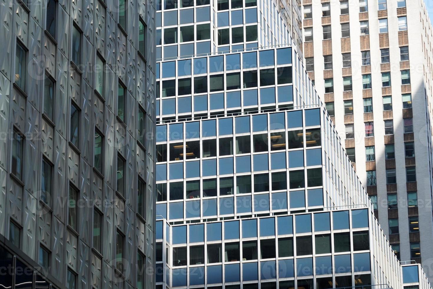 new york skyscrapers bottom up view photo