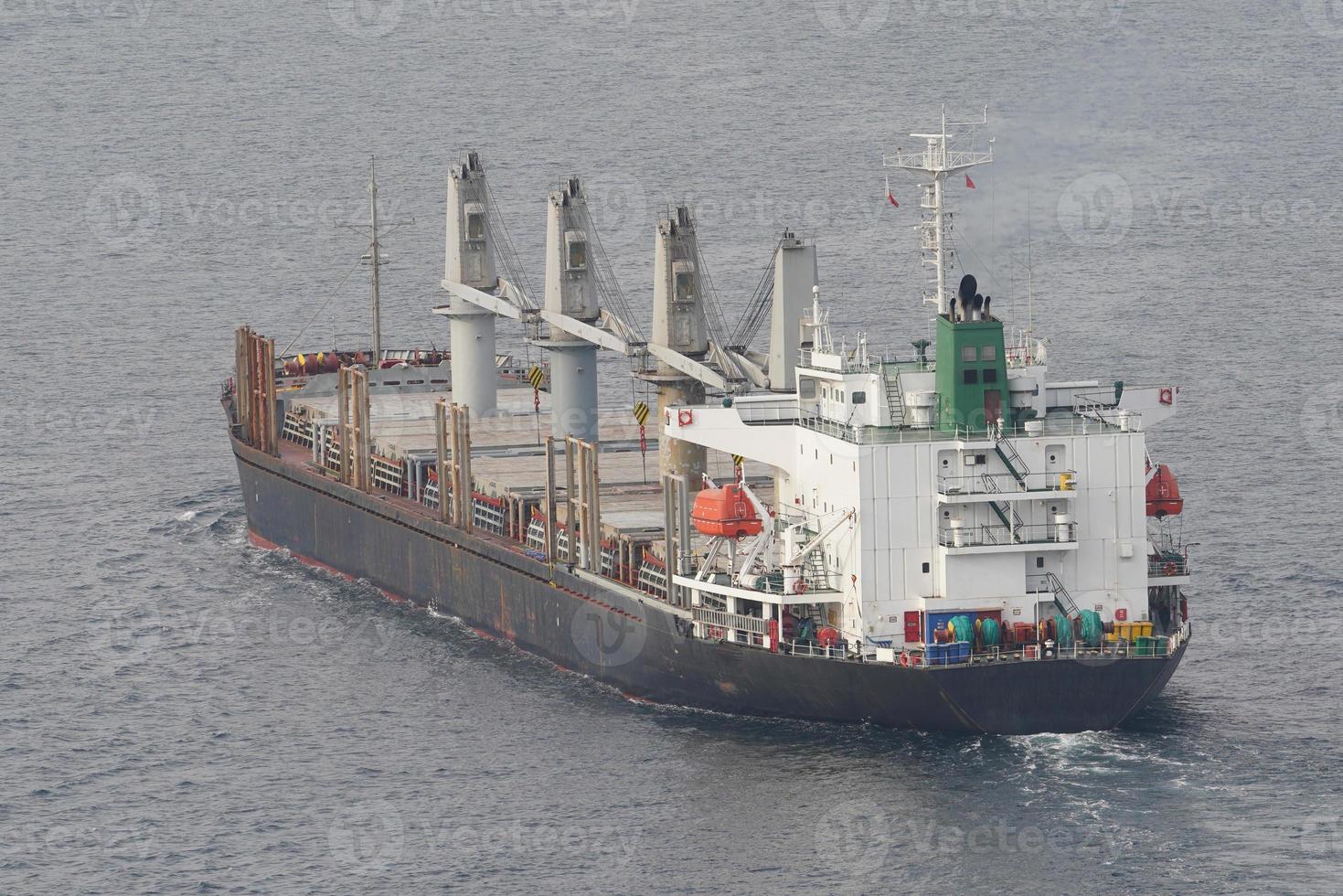 Cargo Ship in sea photo