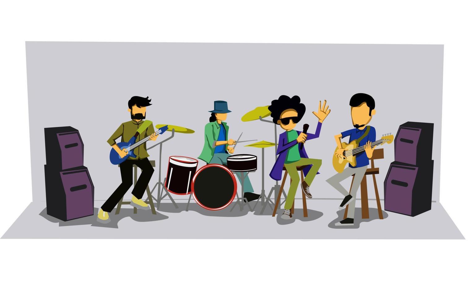 Music Band Vector