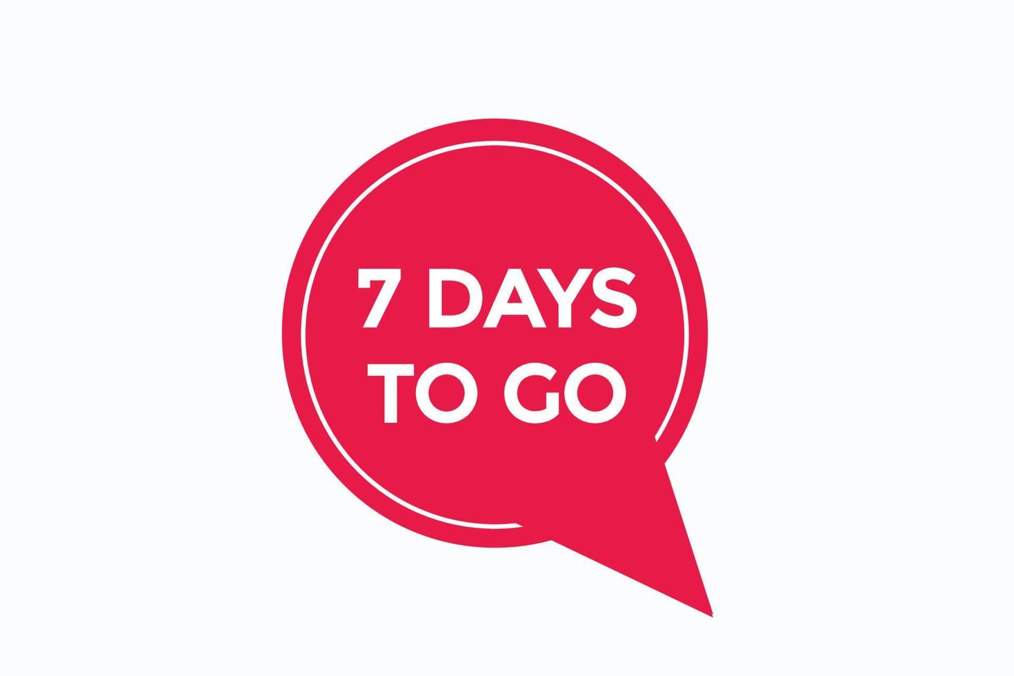 7-days-to-go-warranty-button-vectors-sign-label-speech-bubble-7-days-to