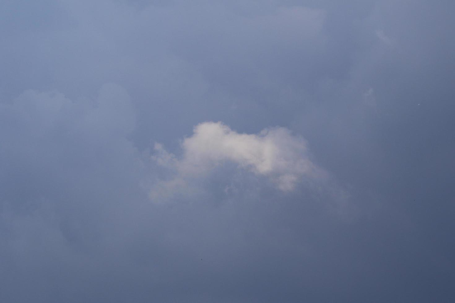 Stormy weather and dark clouds photo