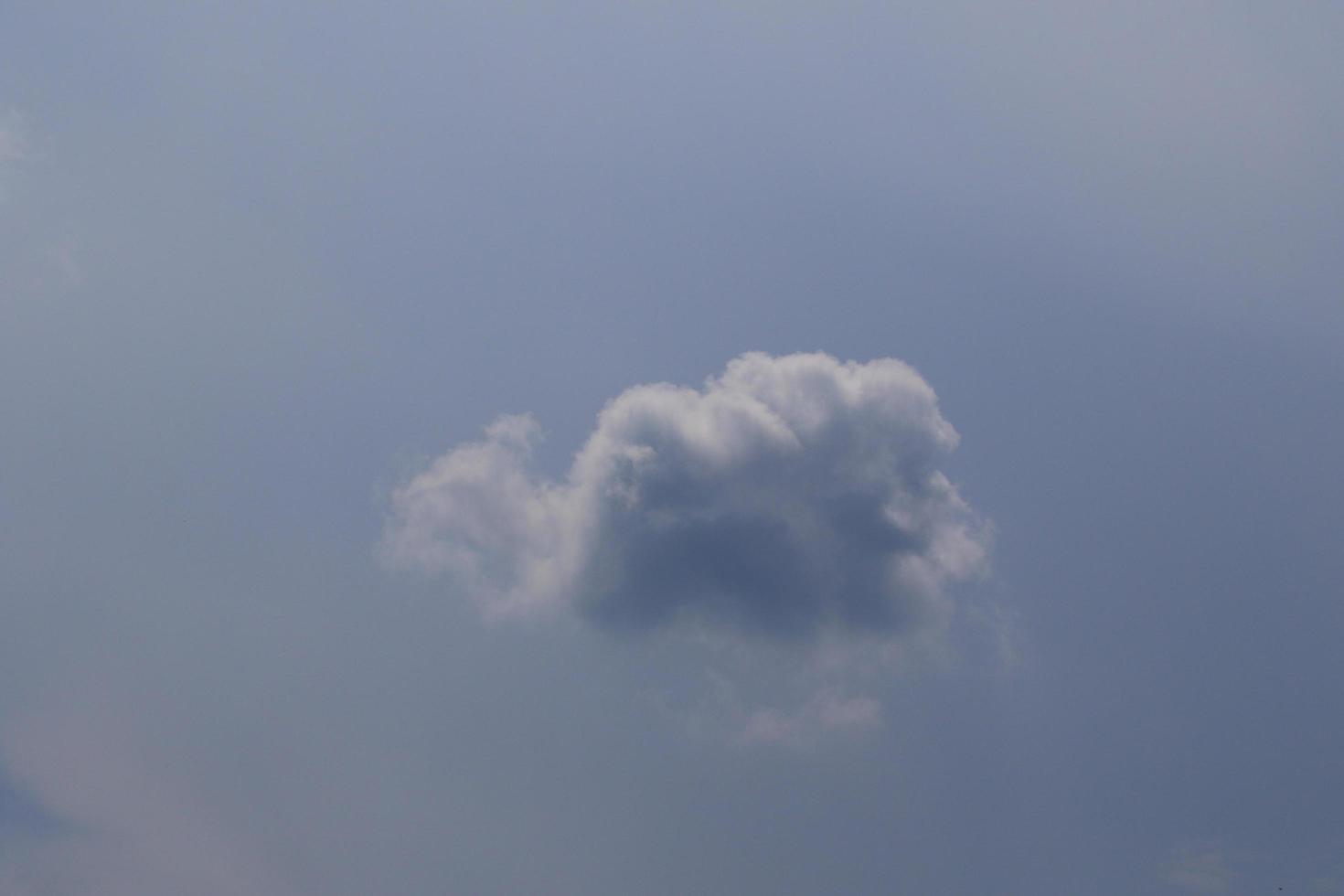 Stormy weather and dark clouds photo
