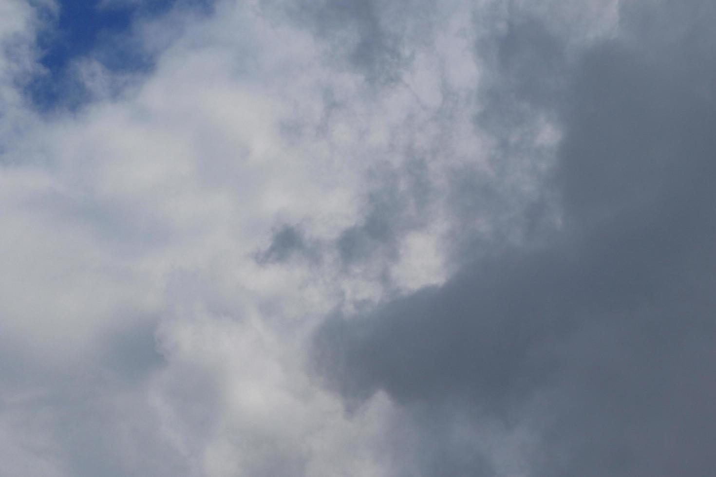 Stormy weather and dark clouds photo