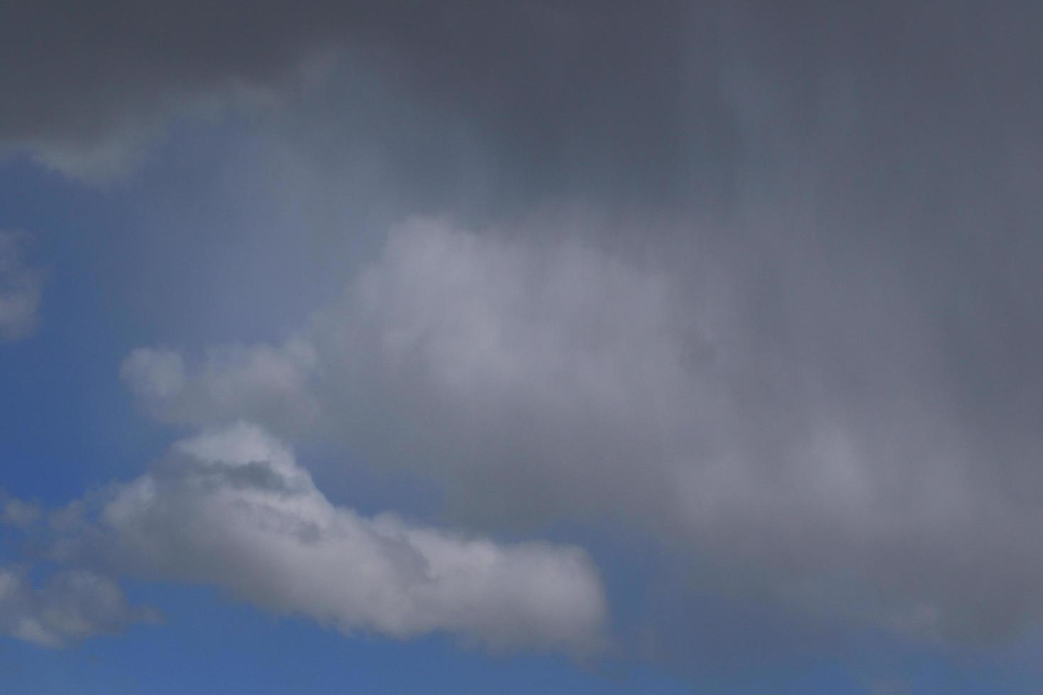 Stormy weather and dark clouds photo