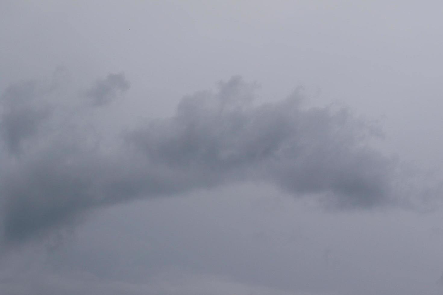 Stormy weather and dark clouds photo