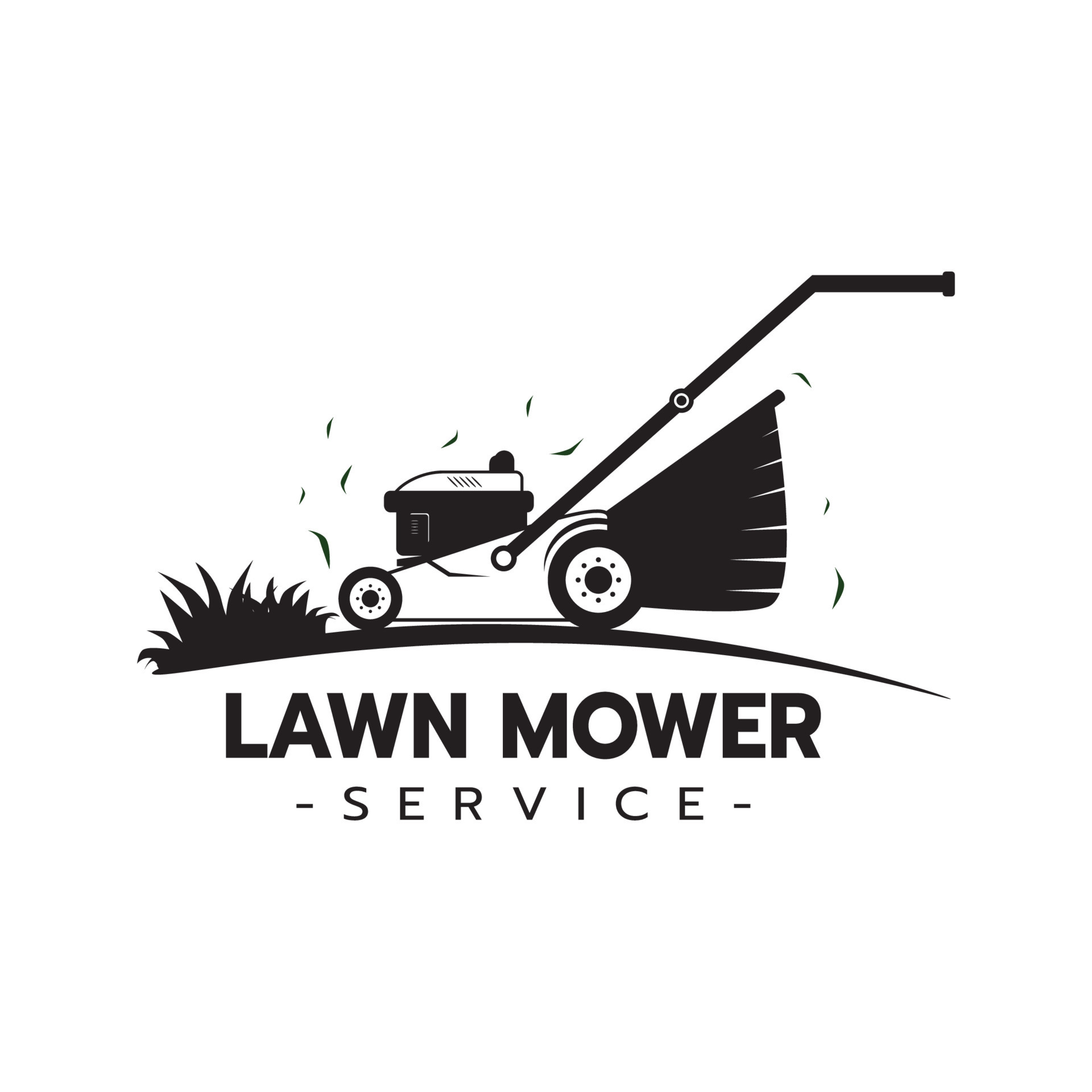Lawn mower service logo icon isolated 18836680 Vector Art at Vecteezy