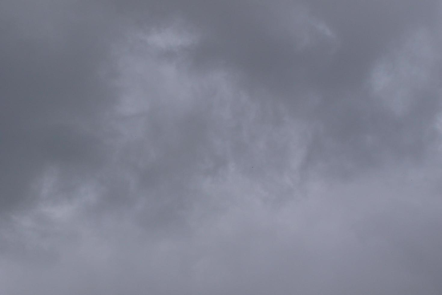 Stormy weather and dark clouds photo