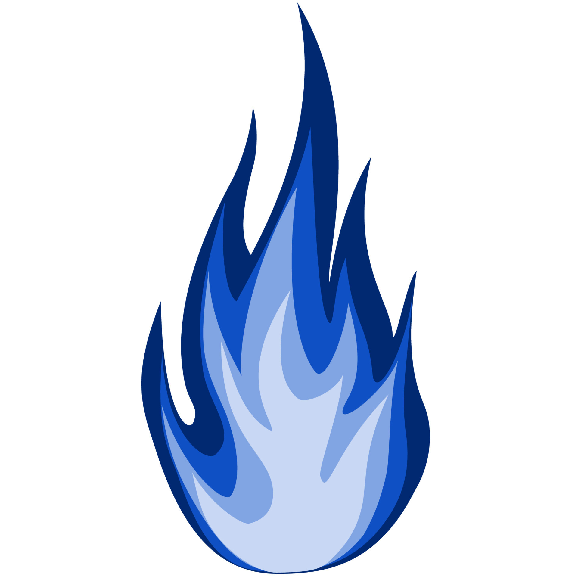 Hot blue flame 18836882 Vector Art at Vecteezy