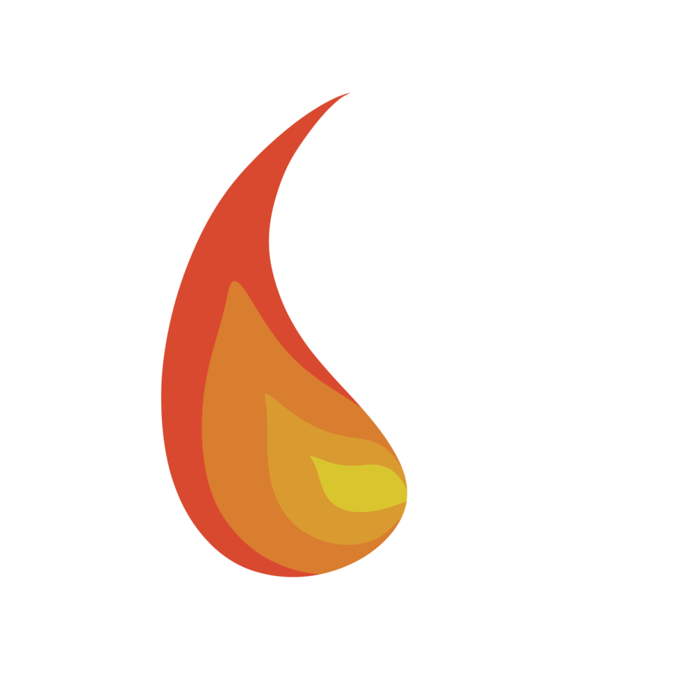 ilustración icono fuego png